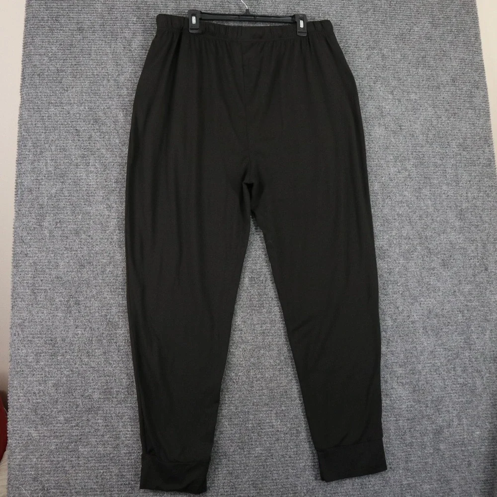 True Religion Loungewear Jogger Sweatpants Mens XL Black Stretch Athletic Pants